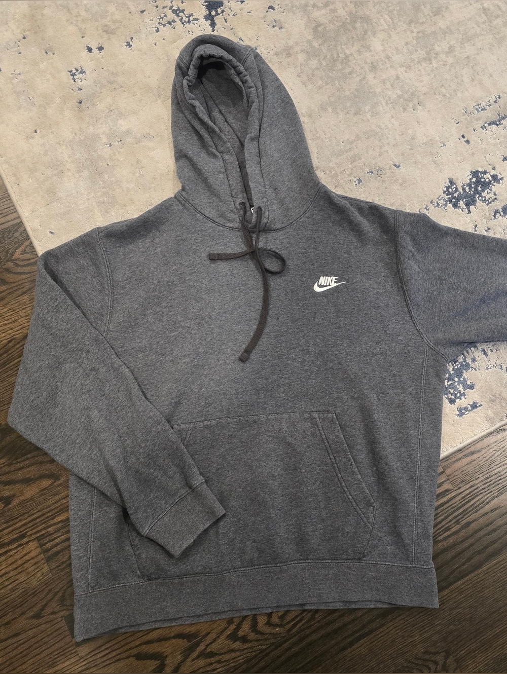 Nike Dark Gray Pullover Hoodie, Medium